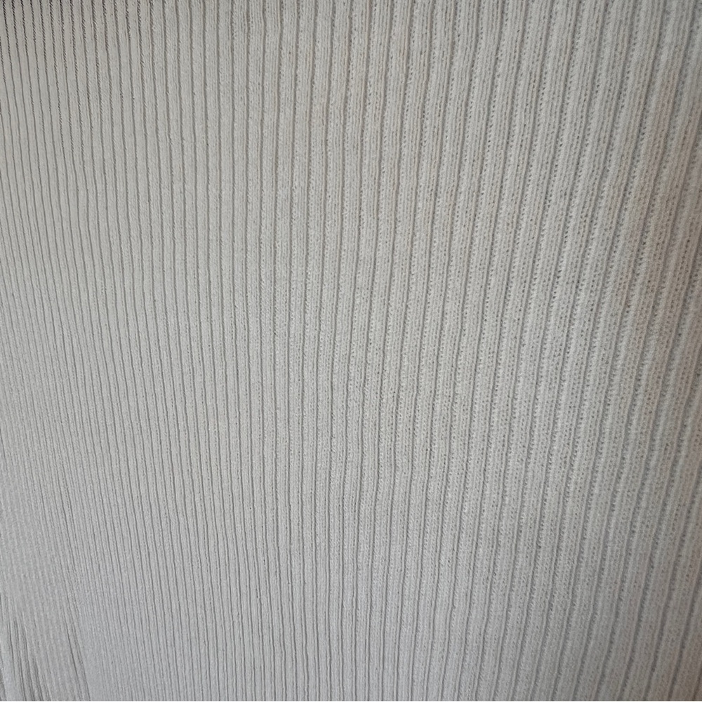 Anna Rae White Ribbed Turtleneck Size Small - Picture 4 of 8